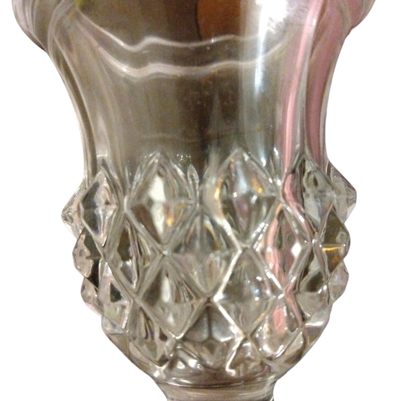 Vintage French Crystal d' Arques Durand Longchamp Single 6.75" Candleholder - Picture 3 of 6